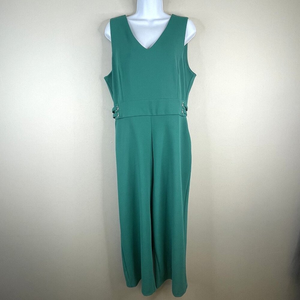 Apt 9 Cropped Jumpsuit Womens Large Sleeveless Holiday Night Out Wedding Guest